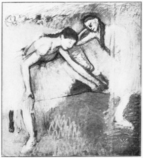 Deux danseuses au repos