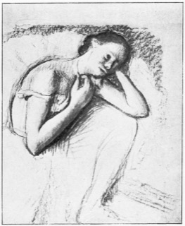 Danseuse assise