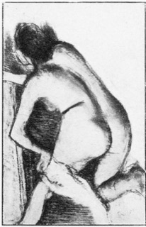 Aprés le bain (femme s'essuyant)