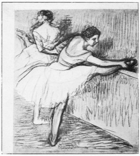 Deux danseuses à la barre