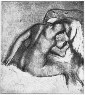 Femme à sa toilette