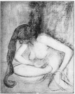 Femme à sa toilette