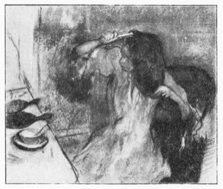 Femme à sa toilette