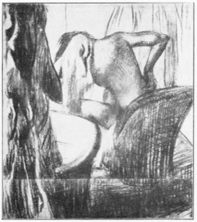 Femme à sa toilette