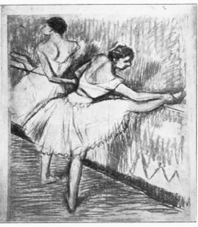Deux danseuses à la barre