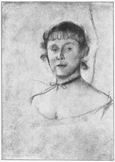 Buste de jeune femme, vue de face