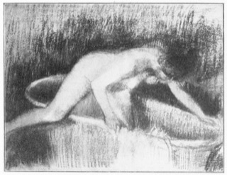 Jeune femme au bain