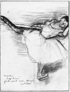Danseuse à la barre
