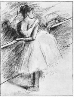 Danseuse à la barre
