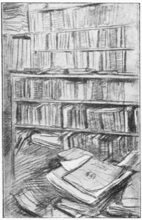Études pour le portrait de Duranty dans sa bibliothéque