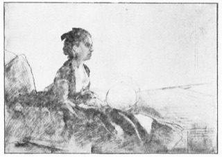 Femme à l'éventail