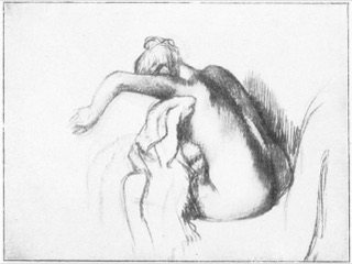 Femme à sa toilette.