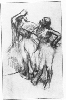 Deux danseuses debout