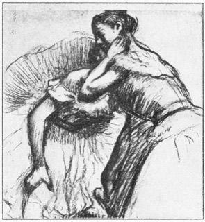Deux danseuses au repos