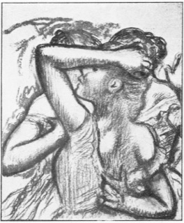 Trois danseuses en buste