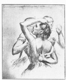 Trois danseuses en buste