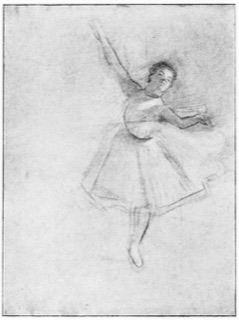 Danseuse évoluant.