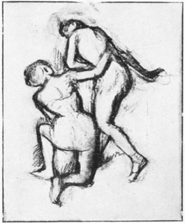 Deux danseuses en maillot