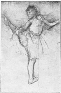 Danseuse à la barre.