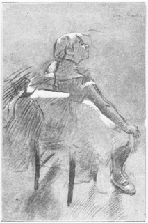 Danseuse assise