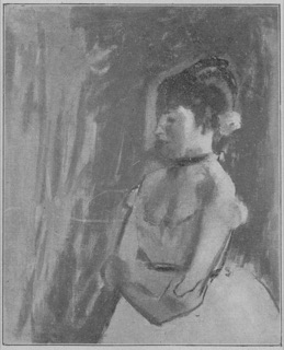 Danseuse vue à mi-corps