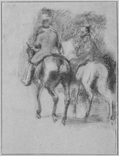 Cavalier et amazone