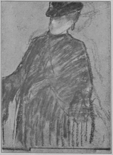 Femme en costume marron
