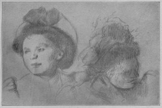Deux têtes de femme
