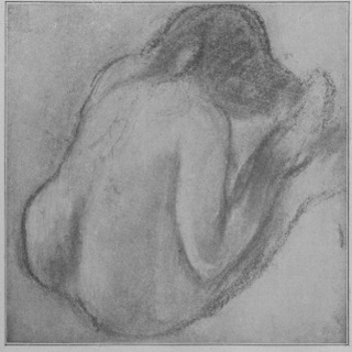 Femme assise et vue de dos, se coiffant