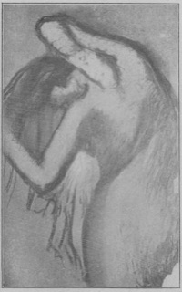 Femme s'essuyant