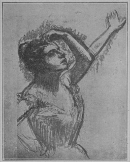 Buste de danseuse, et étude de bras
