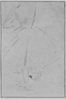 Danseuse vue de dos