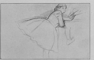 Danseuse à la barre