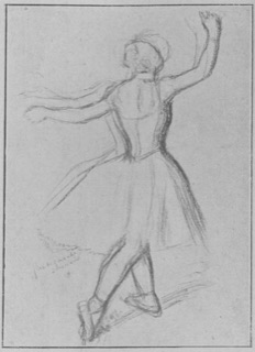Danseuse vue de dos