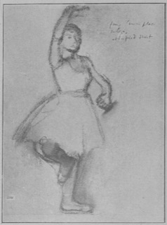 Danseuse vue de face