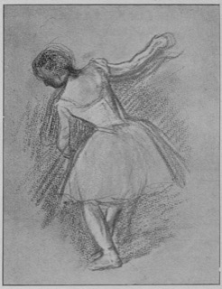Danseuse vue de dos