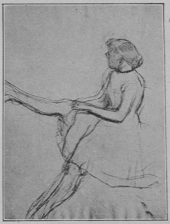 Danseuse assise