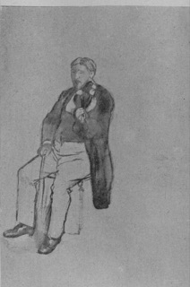 Violoniste assis