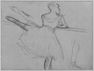 Danseuse à la barre