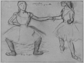 Danseuse (préparation pour une pirouette)