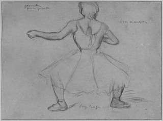 Danseuse (préparation pour une pirouette)