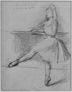 Danseuse à la barre