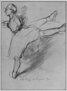 Danseuse à la barre