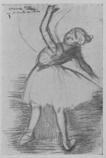 Danseuse, le torse incliné