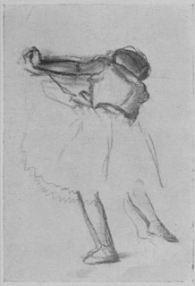 Danseuse vue de dos