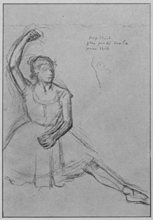 Danseuse vue de face