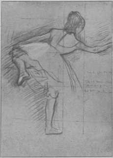 Danseuse; étude