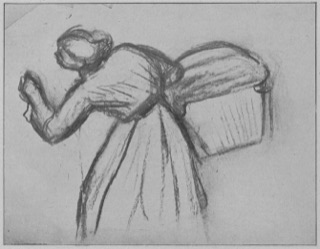 Femme portant un panier