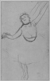Danseuse vue de face