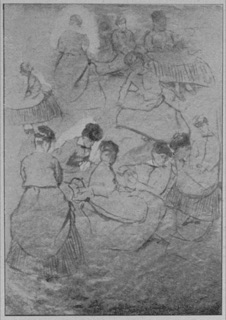 Femmes en costumes du Second Empire